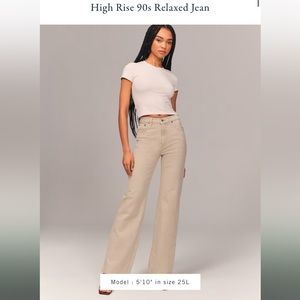 Abercrombie 90s relaxed jean